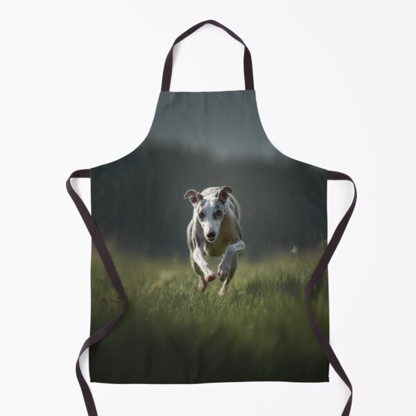 Item preview, A fast-moving Whippet racing on a grassy track, Dogs in Motion designed and sold by CDC40.