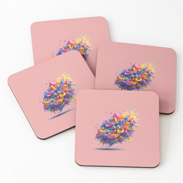 Item preview, Vibrant Abstract 3D Color Burst Illustration designed and sold by Moulats.
