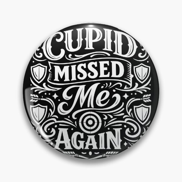 Item preview, Cupid Missed Me Again Funny Single Shirt designed and sold by NeuralDraft.