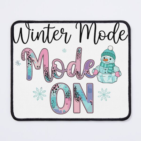 Item preview, winter mode on cute snowman pastel style designed and sold by BazStudiodesign.