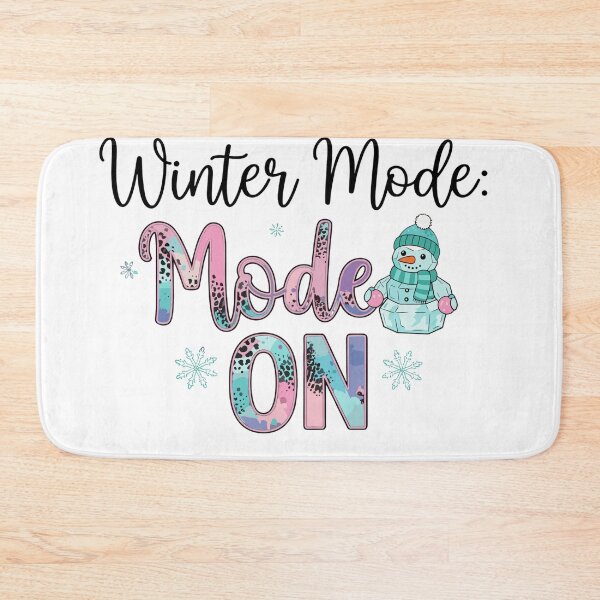 Item preview, winter mode on cute snowman pastel style designed and sold by BazStudiodesign.