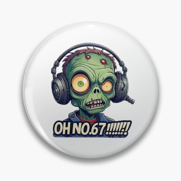 Item preview, Funny Absurd Zombie 67 6,7 Meme OH NO.67!!!!!!! designed and sold by Giulivo Store Graphic.