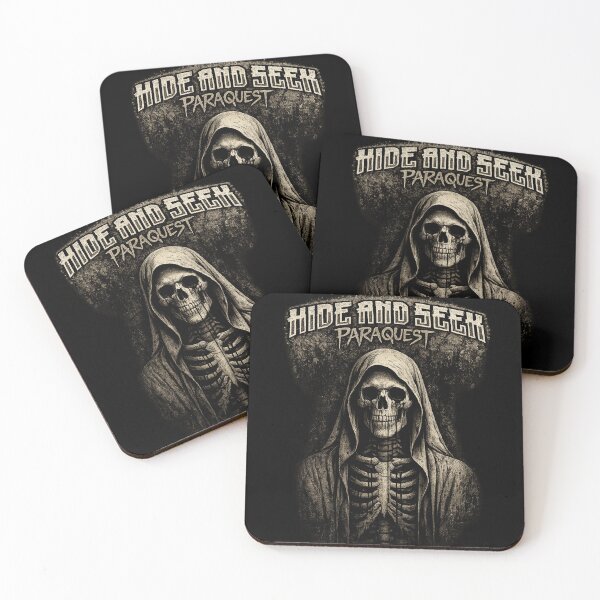 Item preview, Hide and Seek Paraquest – Sombre Skelton Horror Streetwear Art designed and sold by HideandSeekPara.