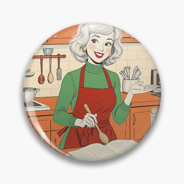 Item preview, Retro Cooking Humor - Dark Comedy Kitchen Art designed and sold by PictorialWhimsy.