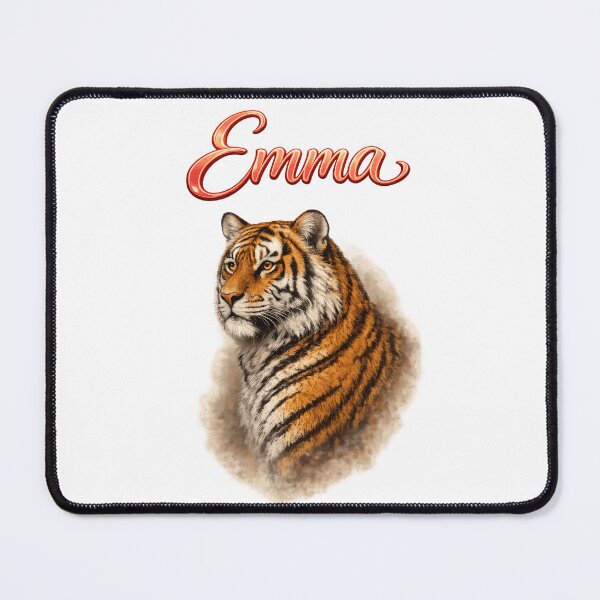 Item preview, Emma Tiger Zodiac — Courage, Power and Confidence of the Chinese Tiger designed and sold by AlexLineArt.