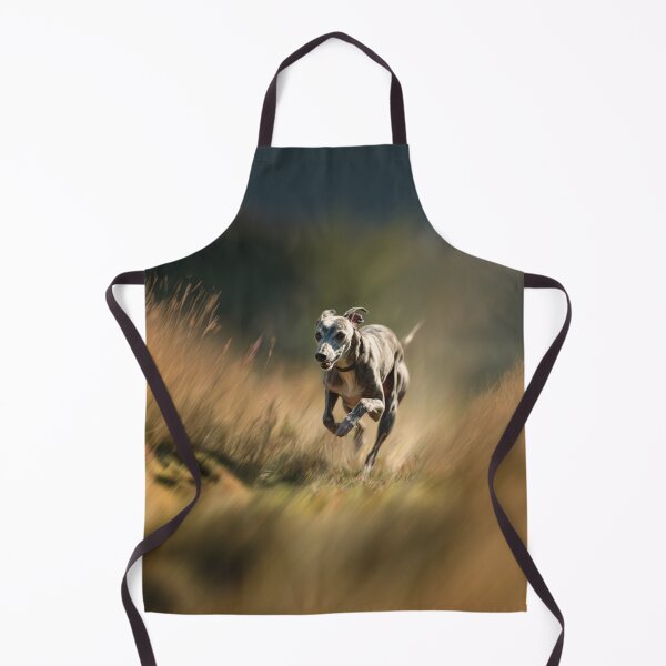Item preview, A fast-moving Whippet racing on a grassy track, Dogs in Motion designed and sold by CDC40.