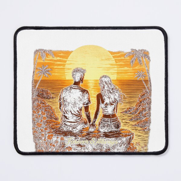 Item preview, Forever and always sunset valentines gift designed and sold by ZEBBEDE - Minimal Streetwear .