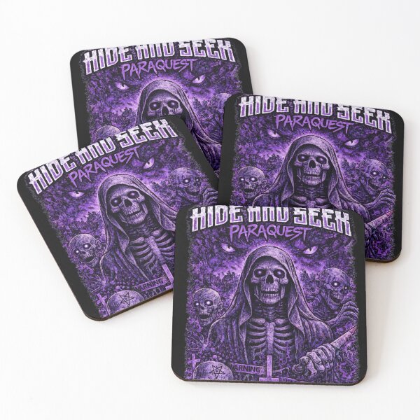 Item preview, Hide and Seek Paraquest – Purple Skeleton Horror Streetwear Art designed and sold by HideandSeekPara.