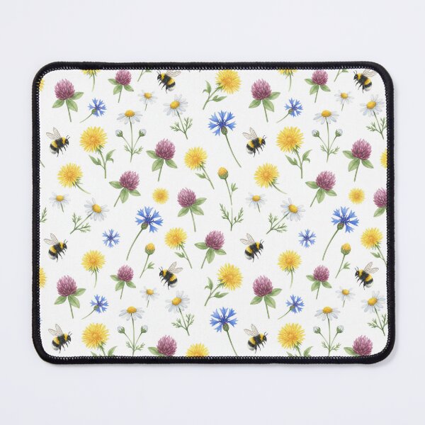 Item preview, Watercolor Wildflowers and Honeybees  designed and sold by silviaol.
