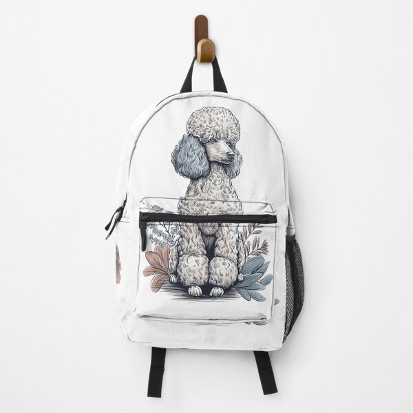 Item preview, Elegant Floral Poodle – Vintage Dog Illustration designed and sold by NektarWorld.