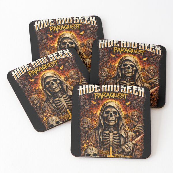 Item preview, Hide and Seek Paraquest – Orange Skeleton Horror Streetwear Art designed and sold by HideandSeekPara.
