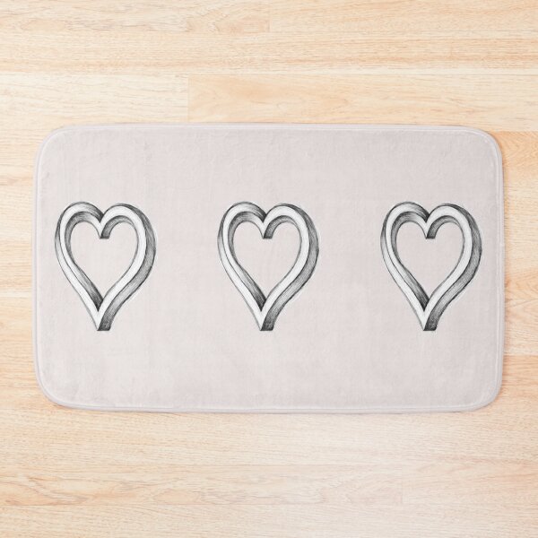 Item preview, Heart with 3D outline designed and sold by ScaleraStore.