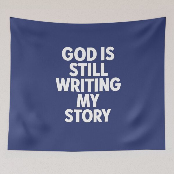 Item preview, God Is Still Writing My Story – Faith Inspirational Christian Quote Design designed and sold by InnerFaith.