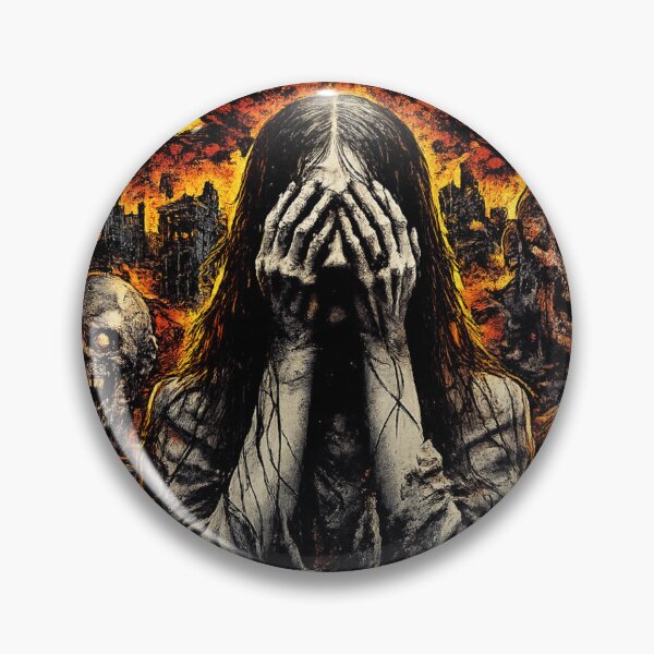 Item preview,  Hide and Seek Paraquest – Eyes Covered Lost Widow Horror Streetwear Art designed and sold by HideandSeekPara.