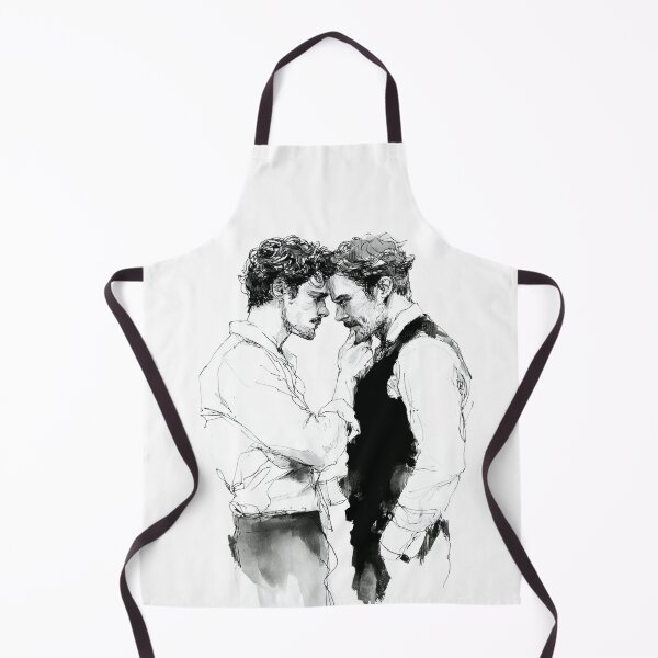 Item preview, Forehead to Forehead — Quiet Gay Love (Ink Wash) designed and sold by NektarWorld.
