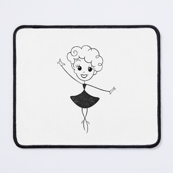 Item preview, Vivian Vance / Ethel Mertz – I Love Lucy | Retro Black and White Illustration designed and sold by Atropa Parcae.