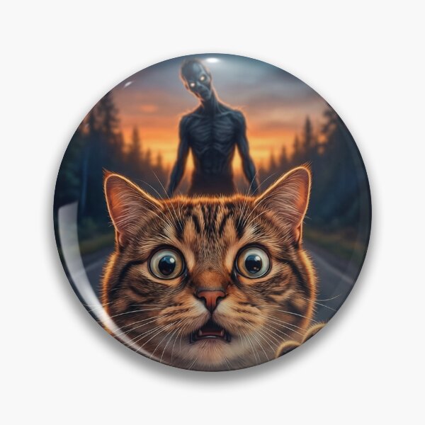 Item preview, Cat Selfie with Skinwalker designed and sold by Xandar Shop.