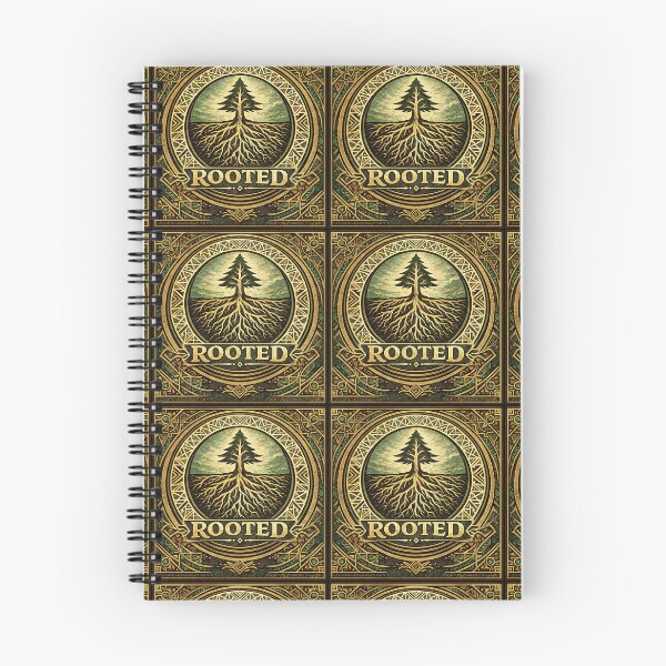 Item preview, Rooted to the Earth – Green Tree of Life Square Nature Design | Earth Roots Symbol Art designed and sold by ketkidesign.