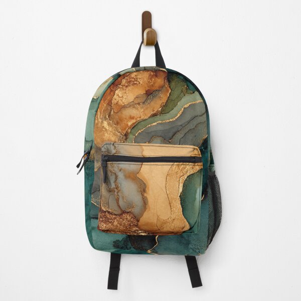 Item preview, Emerald & Bronze Gold Marble Abstract designed and sold by DIGPROF.