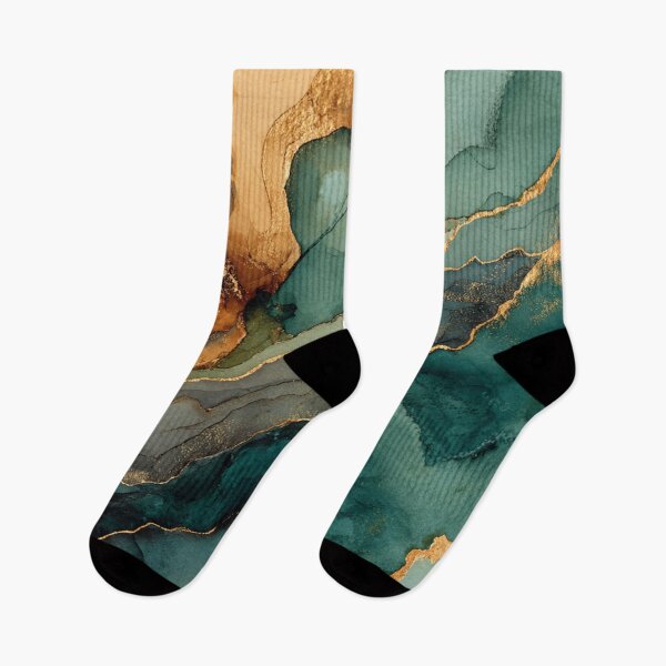 Item preview, Emerald & Bronze Gold Marble Abstract designed and sold by DIGPROF.
