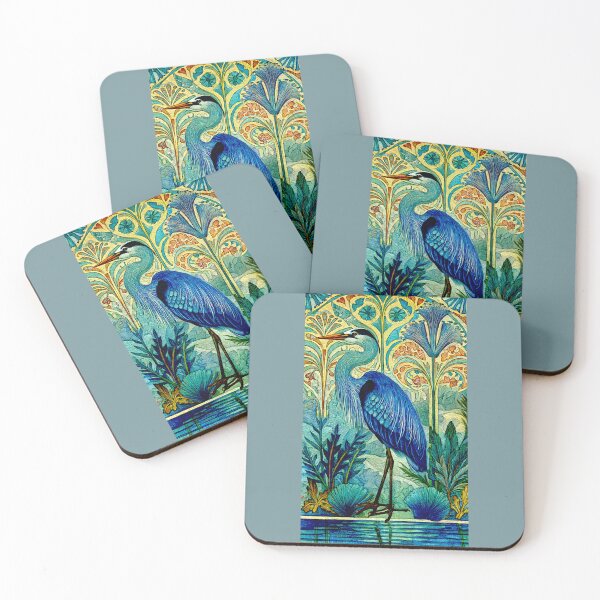 Item preview, Elegant Heron in Tranquil Waterscape #6 designed and sold by Helios Be. Lavsh.