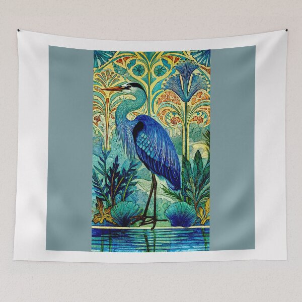 Item preview, Elegant Heron in Tranquil Waterscape #6 designed and sold by Helios Be. Lavsh.