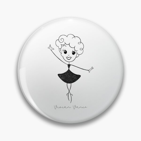 Item preview, Vivian Vance / Ethel Mertz – I Love Lucy | Retro Black and White Illustration - Calligraphy designed and sold by Atropa Parcae.