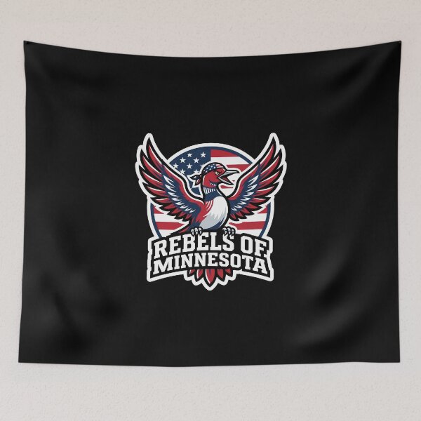 Item preview, Rebels of Minnesota - Patriotic American Loon Mascot designed and sold by The Grumpy Pet Club.
