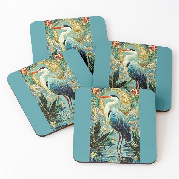 Item preview, Elegant Heron in Tranquil Waterscape #7 designed and sold by Helios Be. Lavsh.