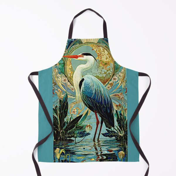 Item preview, Elegant Heron in Tranquil Waterscape #7 designed and sold by Helios Be. Lavsh.