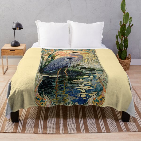 Item preview, Elegant Heron in Tranquil Waterscape #8 designed and sold by Helios Be. Lavsh.