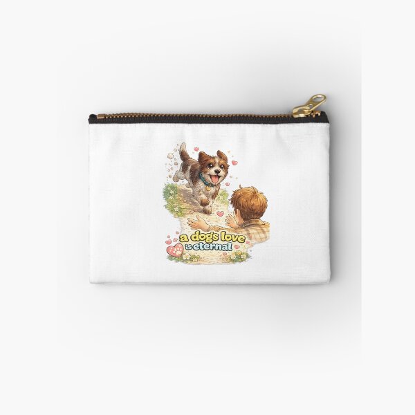 Item preview, German Wirehaired Pointer Kawaii Art – Cute Dog Running to Owner, Heartwarming Puppy Illustration designed and sold by Paws-nd-Prints.
