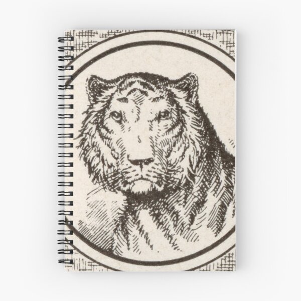 Artikelvorschau, Vintage-Tigerillustration entworfen und verkauft von HawthorneFlame.