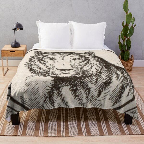 Item preview, Vintage Tiger Illustration designed and sold by HawthorneFlame.