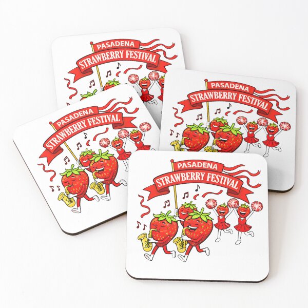 Item preview, Pasadena Strawberry Festival – colorful, Happy Festival Artwork designed and sold by Designfordream.