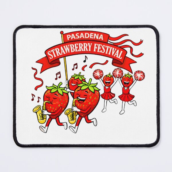 Item preview, Pasadena Strawberry Festival – colorful, Happy Festival Artwork designed and sold by Designfordream.