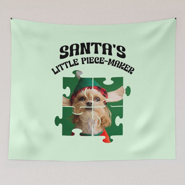Item preview, Santa's Little Piece Maker Funny Christmas designed and sold by Sachie's Studio.