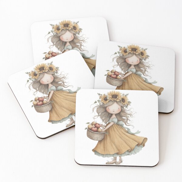 Item preview, Floral Girl Illustration designed and sold by Almmirando.