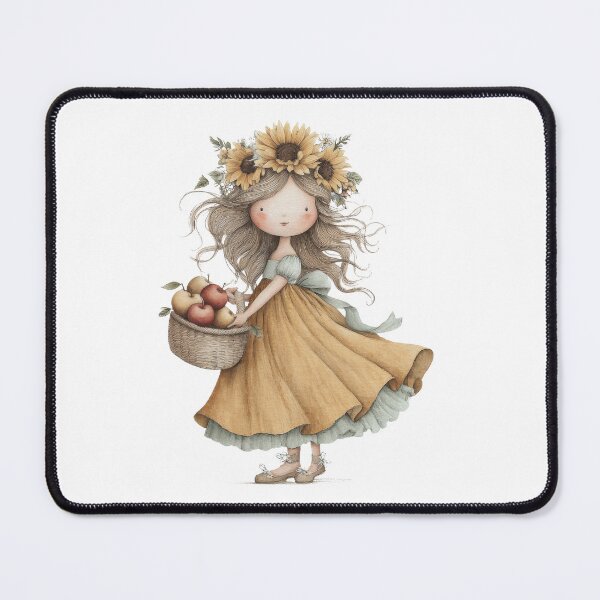 Item preview, Floral Girl Illustration designed and sold by Almmirando.