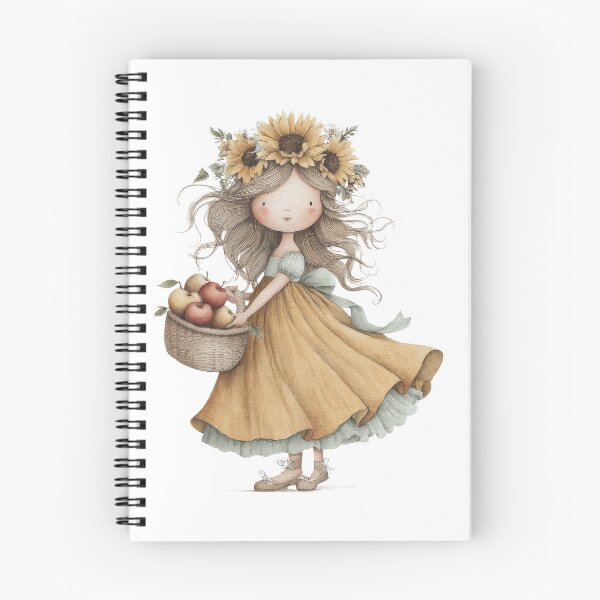 Item preview, Floral Girl Illustration designed and sold by Almmirando.