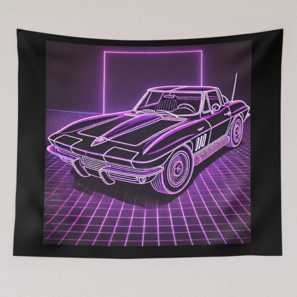 Item preview, retro concept car designed and sold by TEEJAMBOREE.
