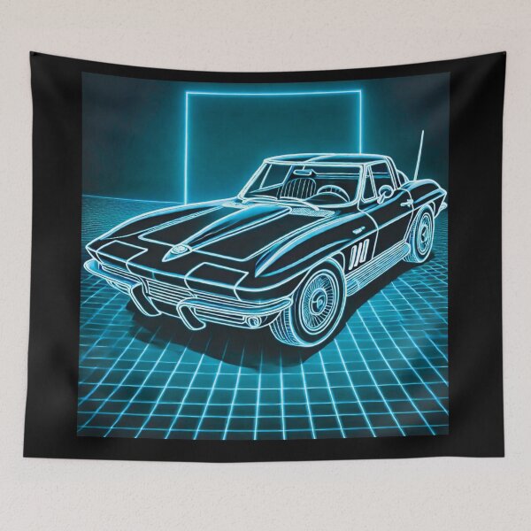 Item preview, retro concept car designed and sold by TEEJAMBOREE.