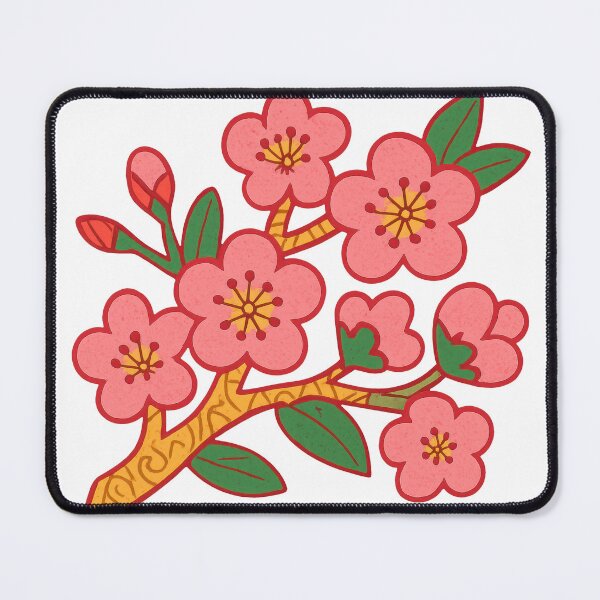 Item preview, Folk Art Cherry Blossom Branch designed and sold by LaFabricaArt.