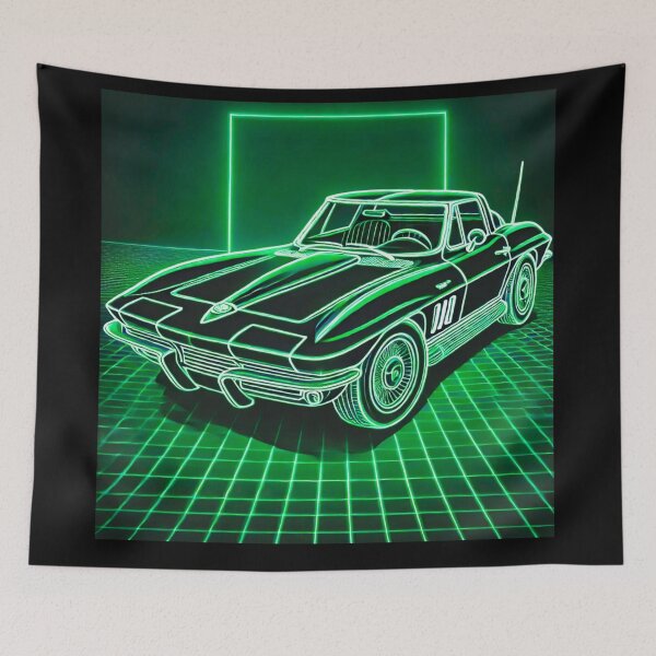 Item preview, retro concept car designed and sold by TEEJAMBOREE.