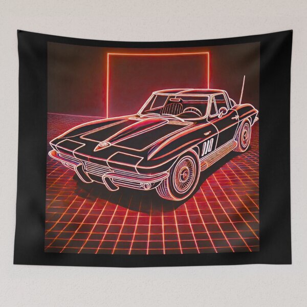 Item preview, retro concept car designed and sold by TEEJAMBOREE.