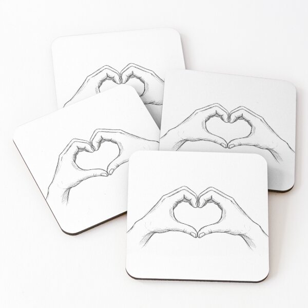 Item preview, Heart Hands - Artistic Pencil Sketch Illustration designed and sold by Simple Graphics.
