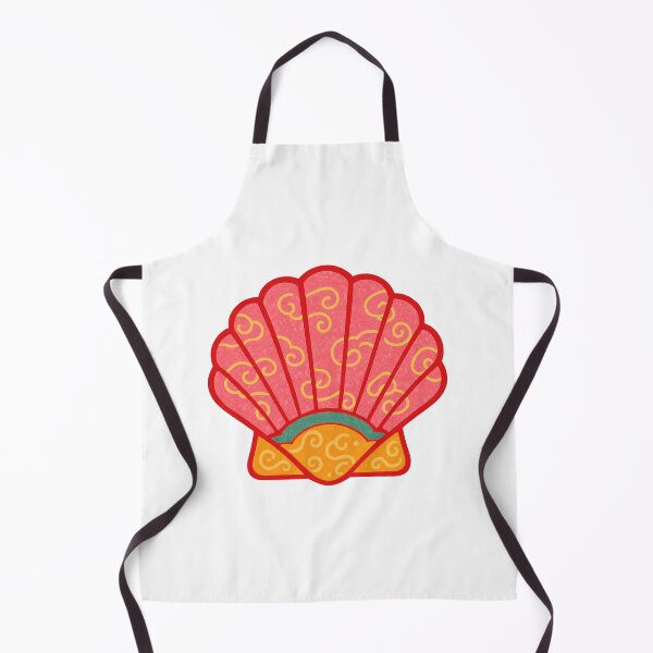 Item preview, Folk Art Scallop Shell Illustration designed and sold by LaFabricaArt.