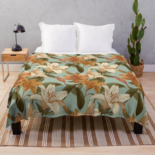 Item preview, Fresh Lilies Flower  - Flower Bouquet Pattern  - Best Gifts For Men designed and sold by RoyalStarsPatts.