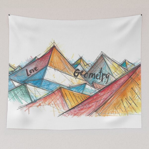 Item preview, Geometrical mountains designed and sold by 0siem.