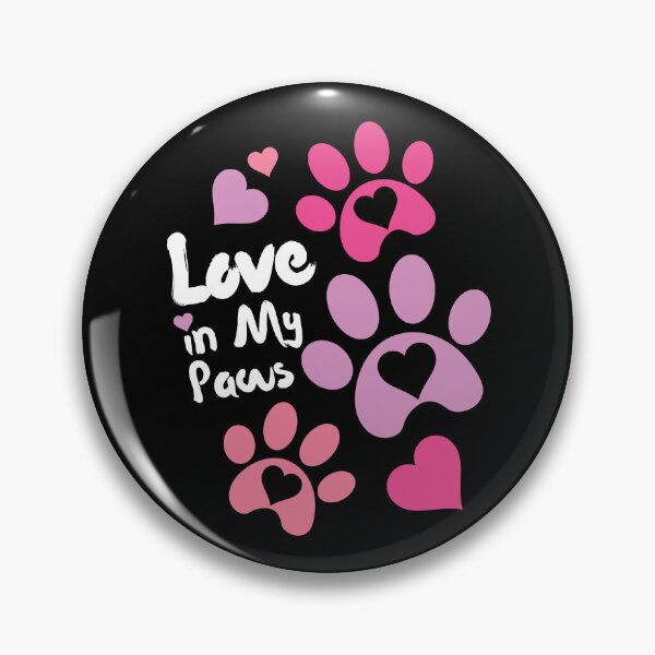 Item preview, Corazón con huella de pata: un bonito diseño de amor entre perros y gatos para amantes de los animales. designed and sold by NaturEdeN.